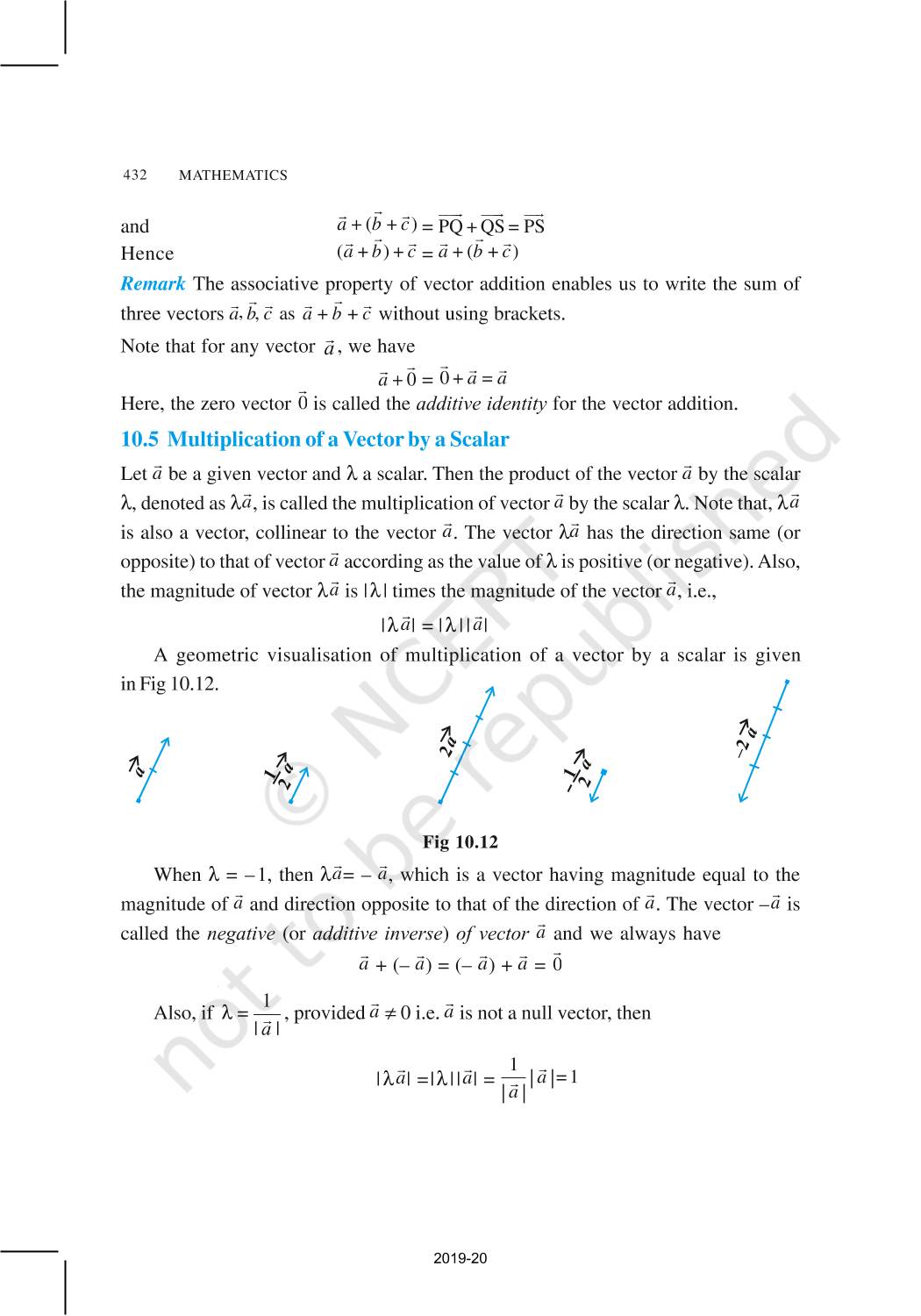 case study vector algebra class 12